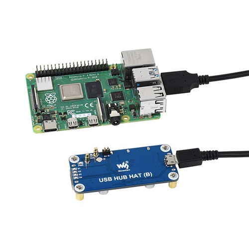 Do Raspberry Pi Zero 2W USB HUB Ethernet Expansion Board Adapter z zestawem obudowy - Zdjęcie 9 z 13