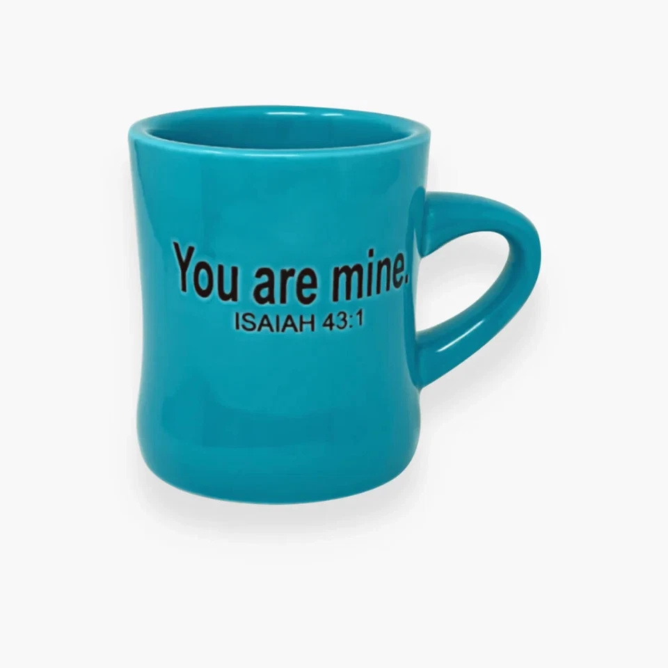 CHOSEN  You Are Mine Mug Teal Diner mug - Image 2 of 3