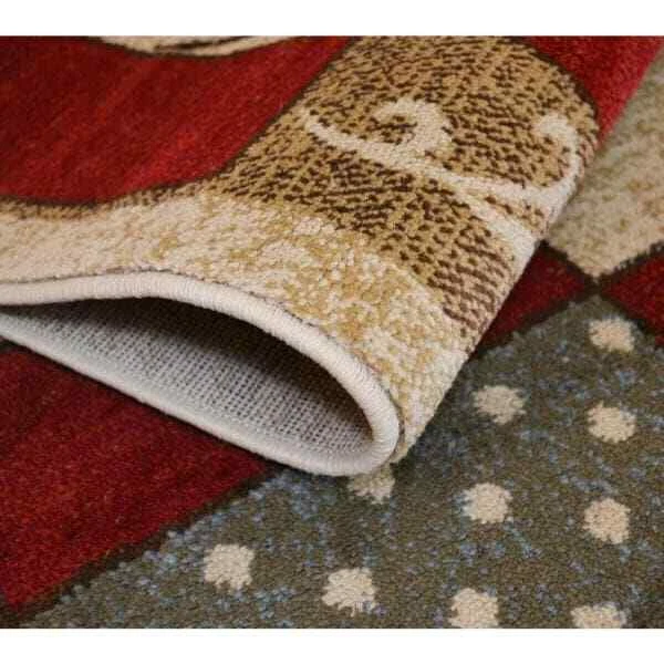 Alfombra 8x10 (7'10" x 9'10") Gallo Lodge cabaña cabaña **ENVÍO GRATUITO** Foto 2 de 4