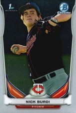 2014 Bowman Draft Nick Burdi Card #CDP44 Minnesota Twins
