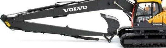 1/32 scale Volvo EC220Elr Reach Crawler Excavator Track Shoes w/S60 Quickcoupler - Image 2 of 3