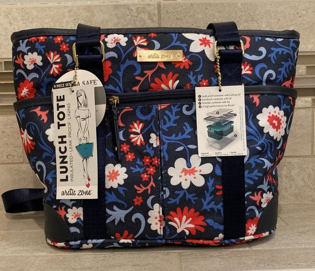 arctic zone lunch tote 9 piece set