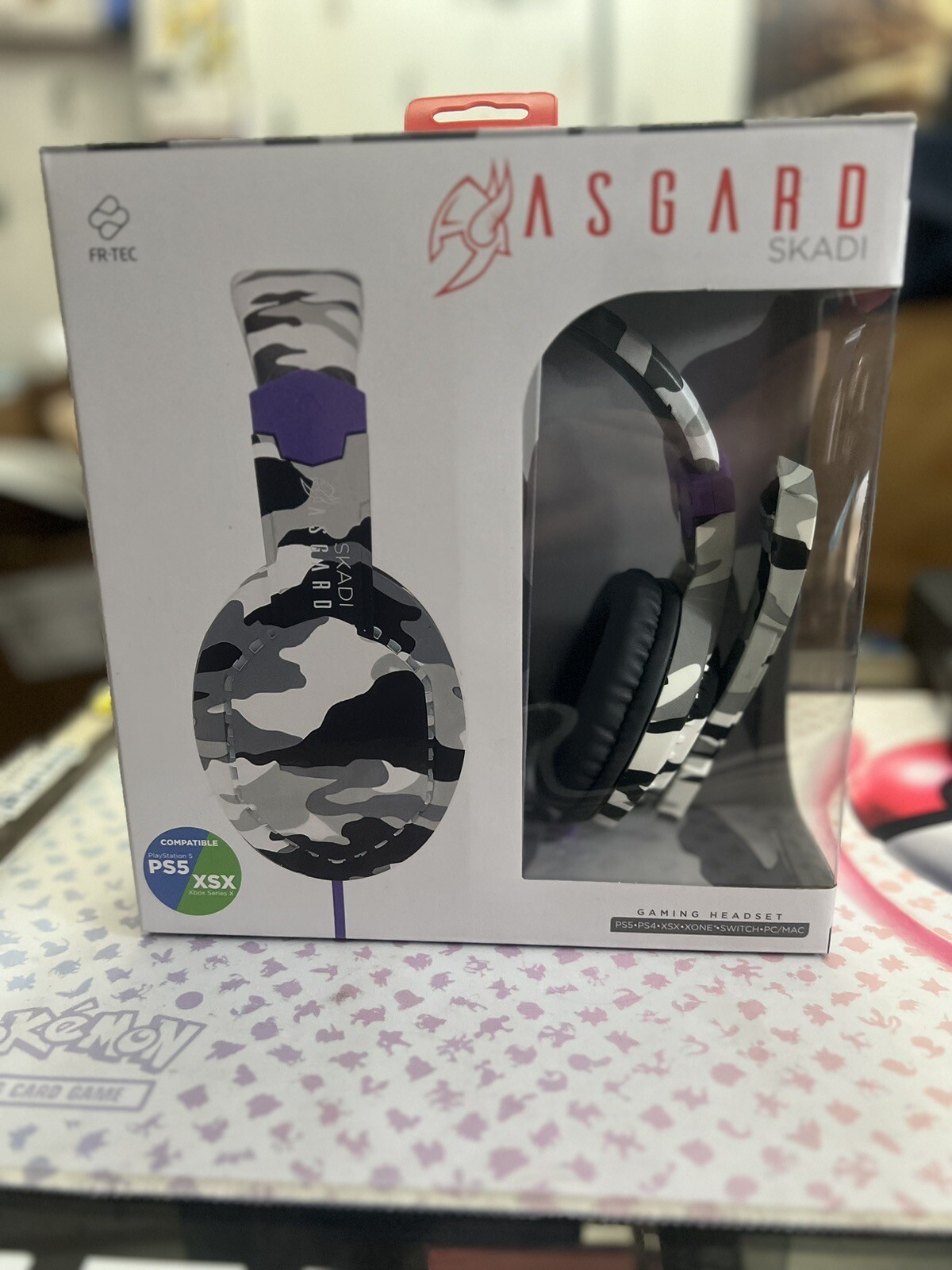 Gaming Headset Asgard Skadi ( PS4 , PC , XBOx) New Sealed Snow Camo-image