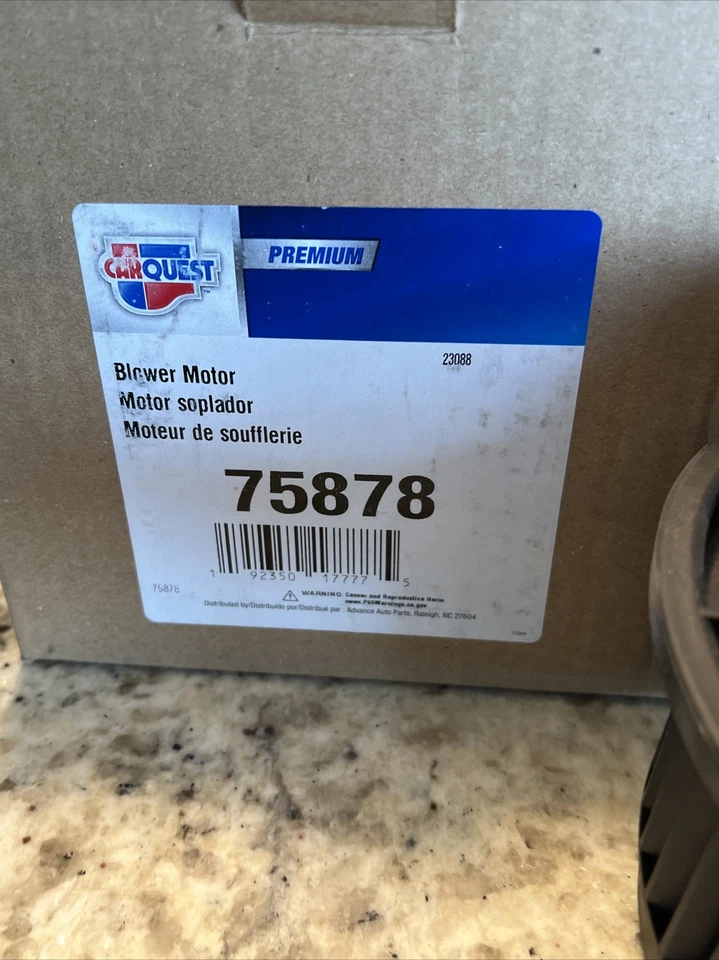 Motor soplador de climatización CarQuest 75878 con rueda para Honda Fit Foto 2 de 4