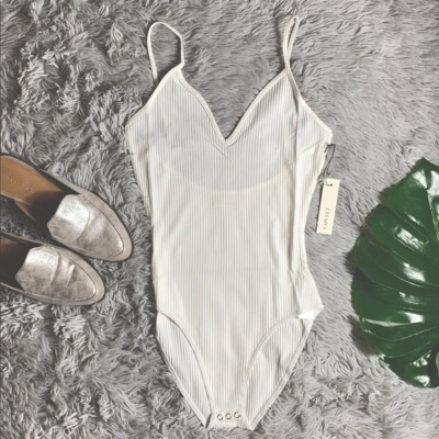 NWT capulet catania white tank bodysuit size S