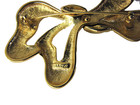 Monet Brooch Gold Metal Bow Ribbon Vintage Pin 1736t — photo 2