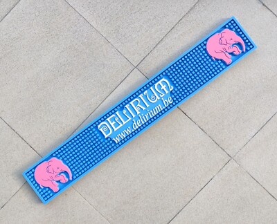 Delirium Rubber Drip Mat Bar Mats Spill Mat Bar Runner Beer Coasters & Home Pubs