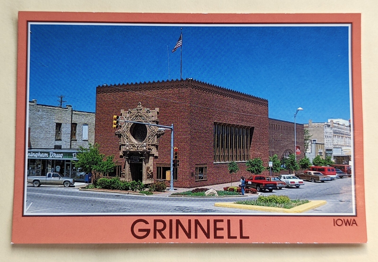 Postcard IA Bank building " The Jewel Box". Grinnell. Iowa eBay