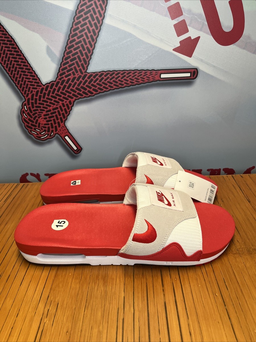 25cm ナイキ エアマックス1 スライド DH0295-103 Nike Air Max 1 Slides Sandals (DH0295-103) “White University