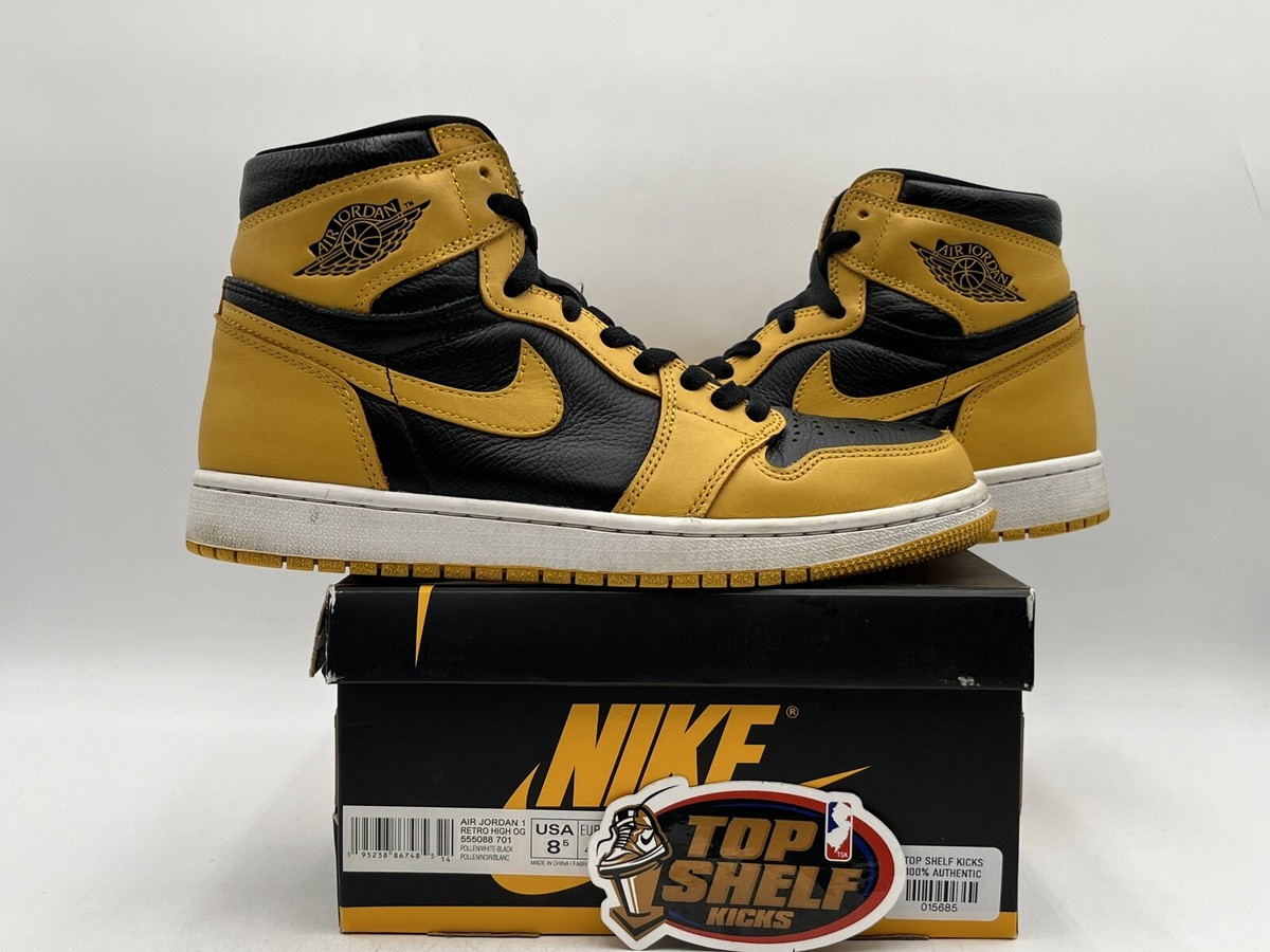 Air Jordan 1 High Pollen 2021 Size 8.5 Used Rare Retro Air Jordan 1 High Pollen 2021 Size 8.5 Used Rare Retro
