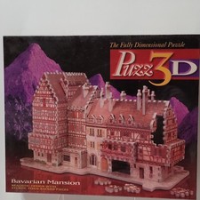 Bavarian Mansion The Fully Dimensional Puzzle Puzz3D 418 pieces Sealed from 1994
