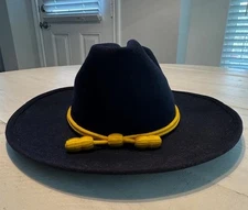 Union U.S. CAVALRY Civil War Officers Slouch Hat w/Gold Cord - Size 7 1/4