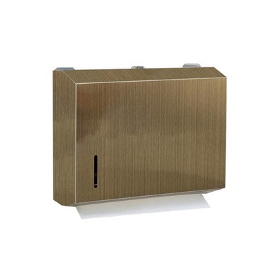 Paper Towel Dispenser Antique Brass Toilet Paper Holder Trifold Hand Towel Ho...