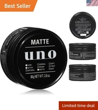 Versatile Unscented Wax 80g for Humidity Control & Matte Style | Hair Essential