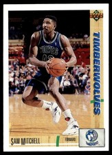 1991-92 Upper Deck Sam Mitchell Minnesota Timberwolves #309