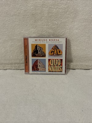 Milkos Rozsa Conducts His Epic Film Scores (CD, 2004, DRG) NEW SEALED FREE SHIP
