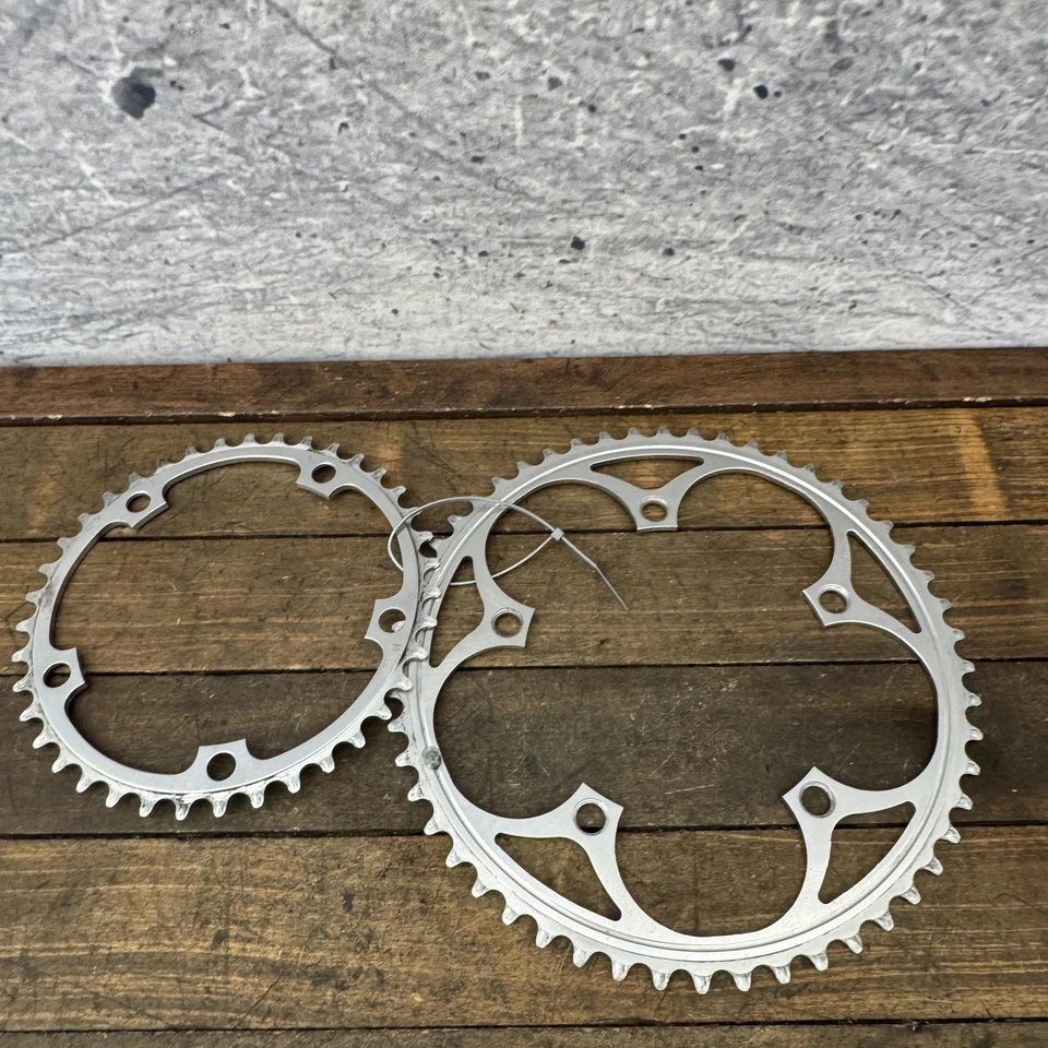 Vintage Shimano Dura-Ace FC-7400 Chainring Set 52/39T 130 BCD 5-Bolt Road Bike - Image 4 of 4