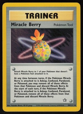 Miracle Berry Uncommon Neo Genesis 094/111 NM