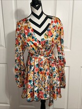 Lovers  Friends Floral Belted Mini Dress