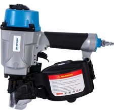 BHTOP CN55N Pneumatic Nail Gun, 15 Degree Professional Coil Nailer, 1 to 2-1/4