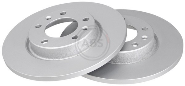 2X Bremsscheibe Beschichtet A.B.S. 18444 FüR Opel A18 CitroËN Peugeot SUV C4 308-image