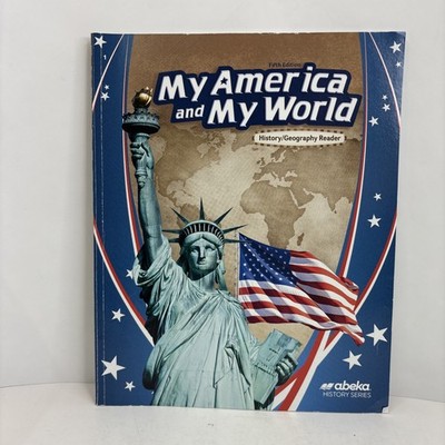 Abeka My America and My World Grade 1 Fifth Edition- Very Good