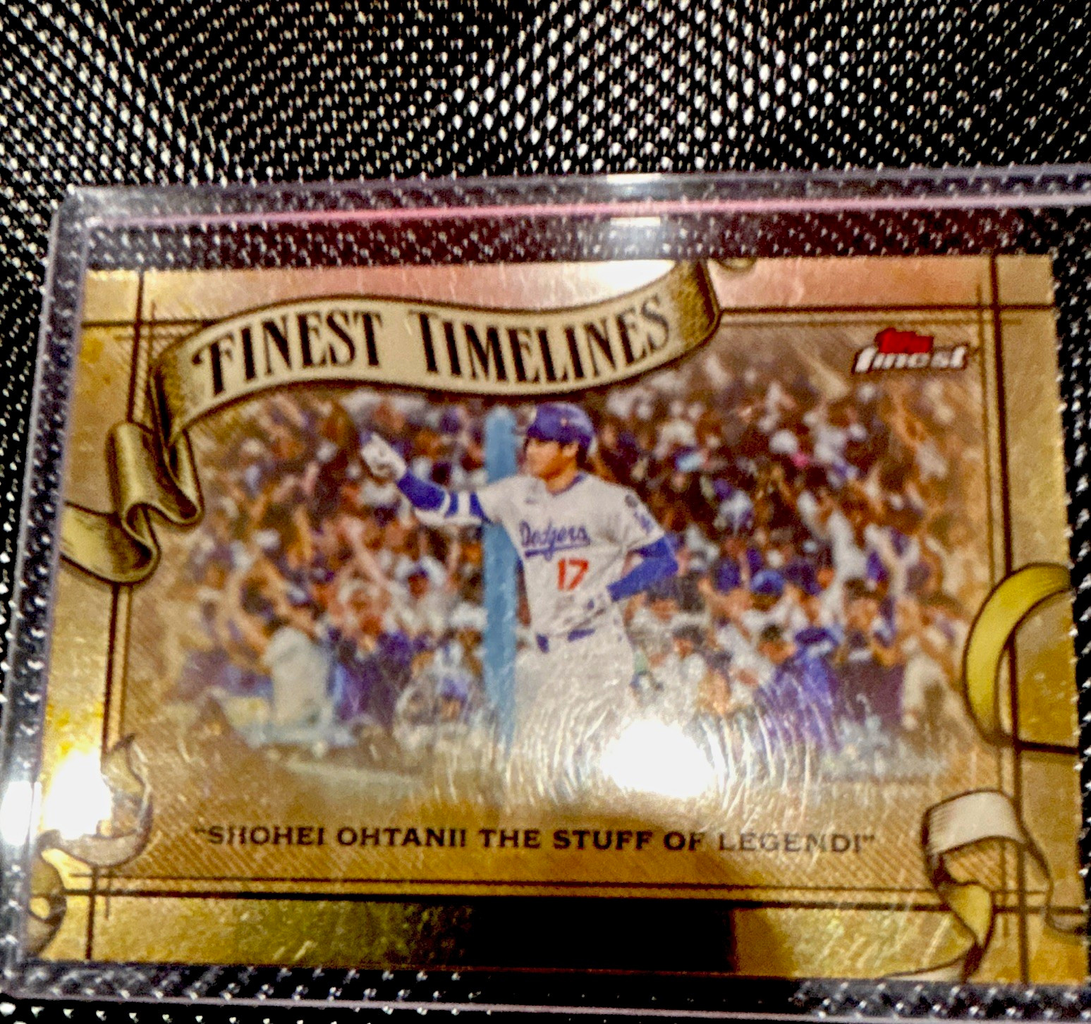 Topps 2025 Finest Finest Timelines FT-23 Shohei Ohtani Insert Dodgers