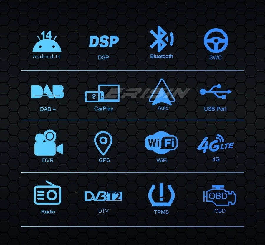 9" Android 14 64GB Navi Autoradio CarPlay für VW Polo Jetta Golf 5 Passat Tiguan - Bild 2 von 4