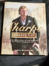 SHARPE Sean Bean Sharpe Cut by Linda Blandford Hardback Book Very Good Condition