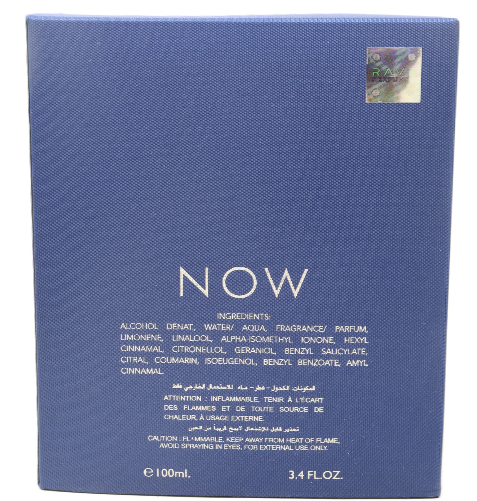 Lattafa Rave Now Intense Eau De Parfum Spray For Men 100ml