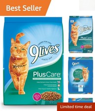 12 lb Plus Care Cat Food - Balanced Nutrition for Senior Cats with Flavor 2.30 per pound