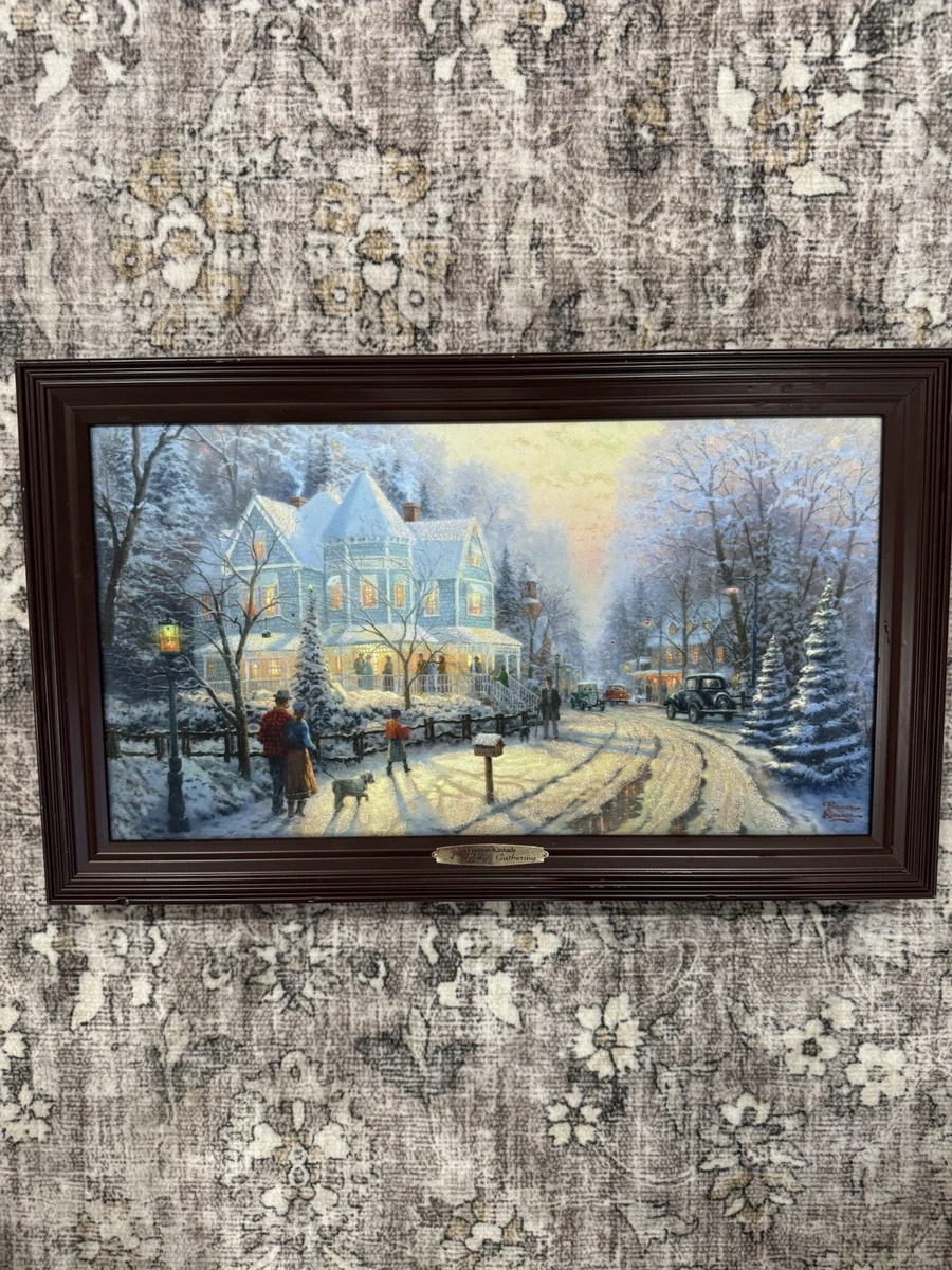 Thomas Kinkade Holiday Gathering In Art Prints for sale | eBay