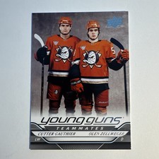 2024-25 Upper Deck Cutter Gauthier Olen Zellweger Young Guns Rookie Teammates
