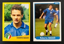 Roberto Baggio Merlin Rookie Sticker - Euro 96 - Rare Soccer Card (2). rookie card picture