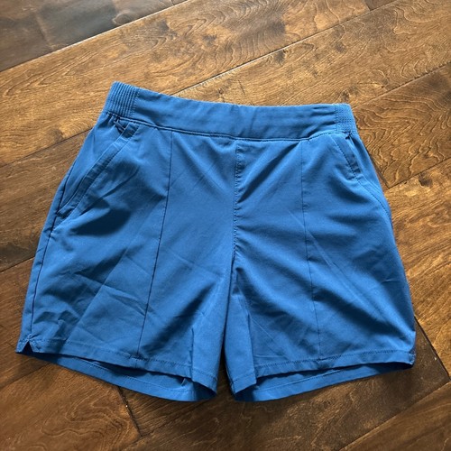 Columbia PFG High Rise Hiking Fishing Active Short Blue 4.5" Women's Size XS