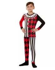 Spirit Halloween Clown 2 Piece Sleep Set   Child Size XL   Pajamas Costume Loung
