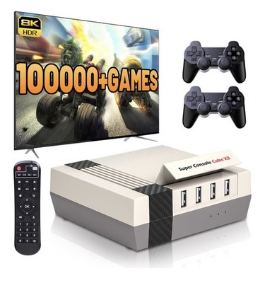 Super Console Cube X3 Retro Game Console with 100000+ Games, Emuelec 4.6/Android