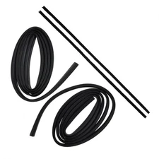 Front Glass Run Channel Weatherstrip Seal Pair Set Kit for 62-67 Chevy II Nova