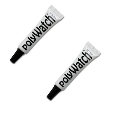 PolyWatch Plastic Watch Crystal Scratch Remover Polish 2 Count (Pack of 1) 