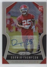 2019 Panini Prizm Rookies Silver Prizm Auto Darwin Thompson #400 Auto 3pb
