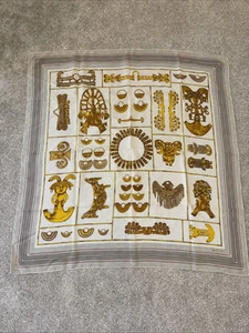 Vintage RARE GUCCI Floral 100% Soie 34" X 33,5" EXCELLENT