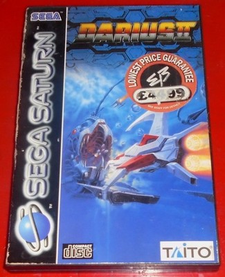 Darius II 2 für Sega Saturn PAL komplett mit Handbuch von Taito