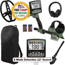 Detector de Metales Profesional, Oro, Alta Precisi n, LCD, 5 Modos, Bobina 12"