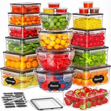 42 PCS Food Storage Containers with Lids BPA Free Leakproof Meal Prep Set