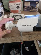 Night Owl CM-C50XL-BU-JF 5MP HD White Bullet Security Camera.