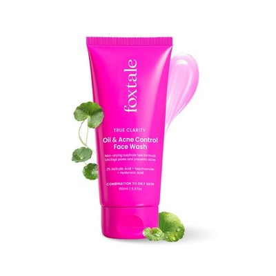 Foxtale Oil & Acne Control Face Wash | Salicylic Acid | 100ml