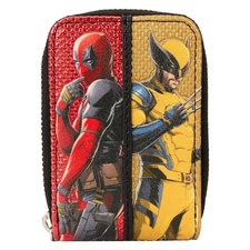 Marvel Deadpool & Wolverine Accordion Zip Around Wallet- NWT