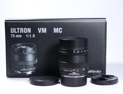 Voigtländer Ultron 75mm / 1:1.9 VM MC, Leica M, m. 1 Jahr Gewährleistung