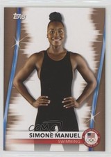 2021 Topps US Olympic & Paralympic Team and Hopefuls Bronze Simone Manuel 06hs