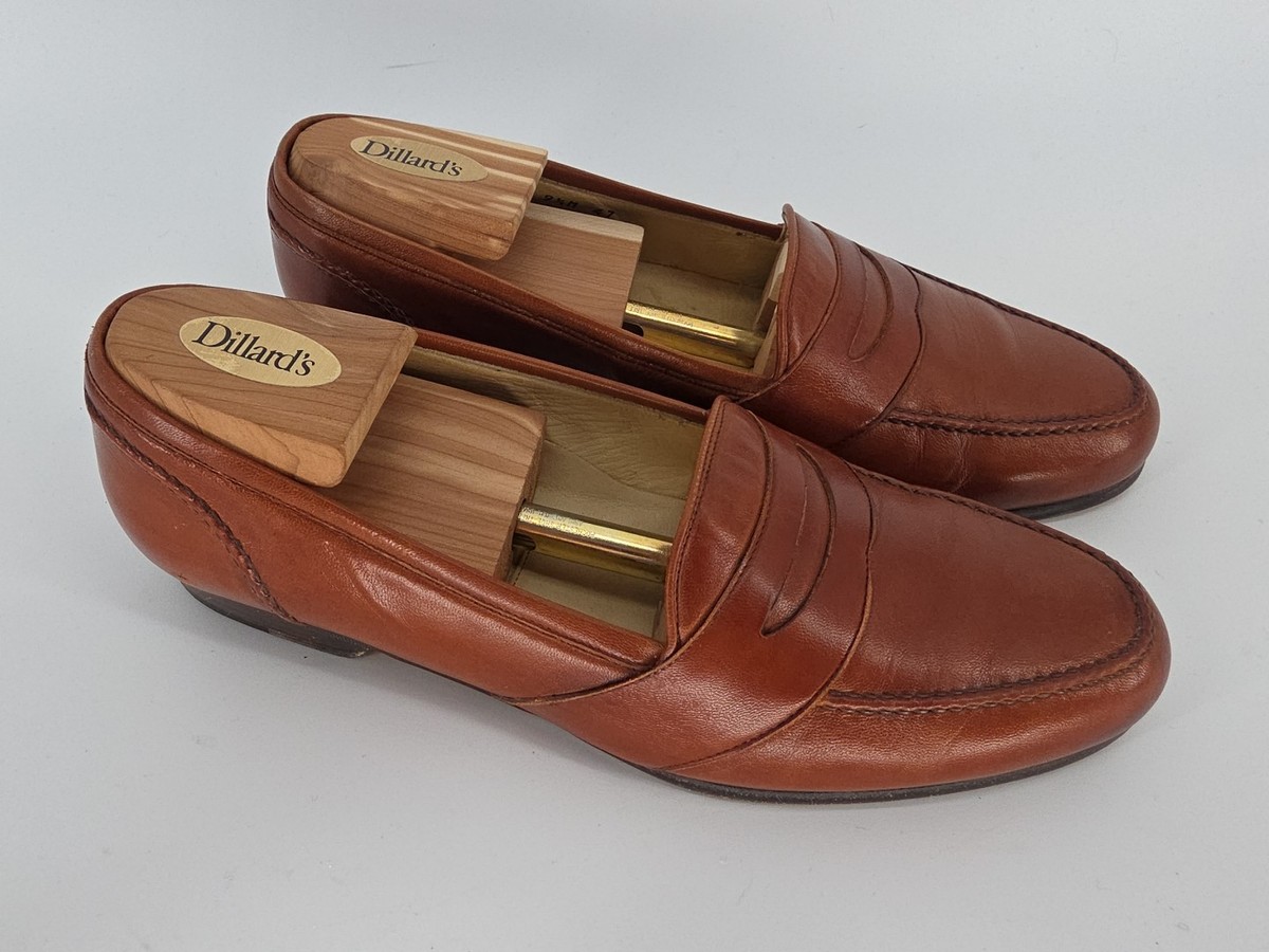 Bragano by Cole Haan Penny Loafers Size 9.5 M Saddle Brown 